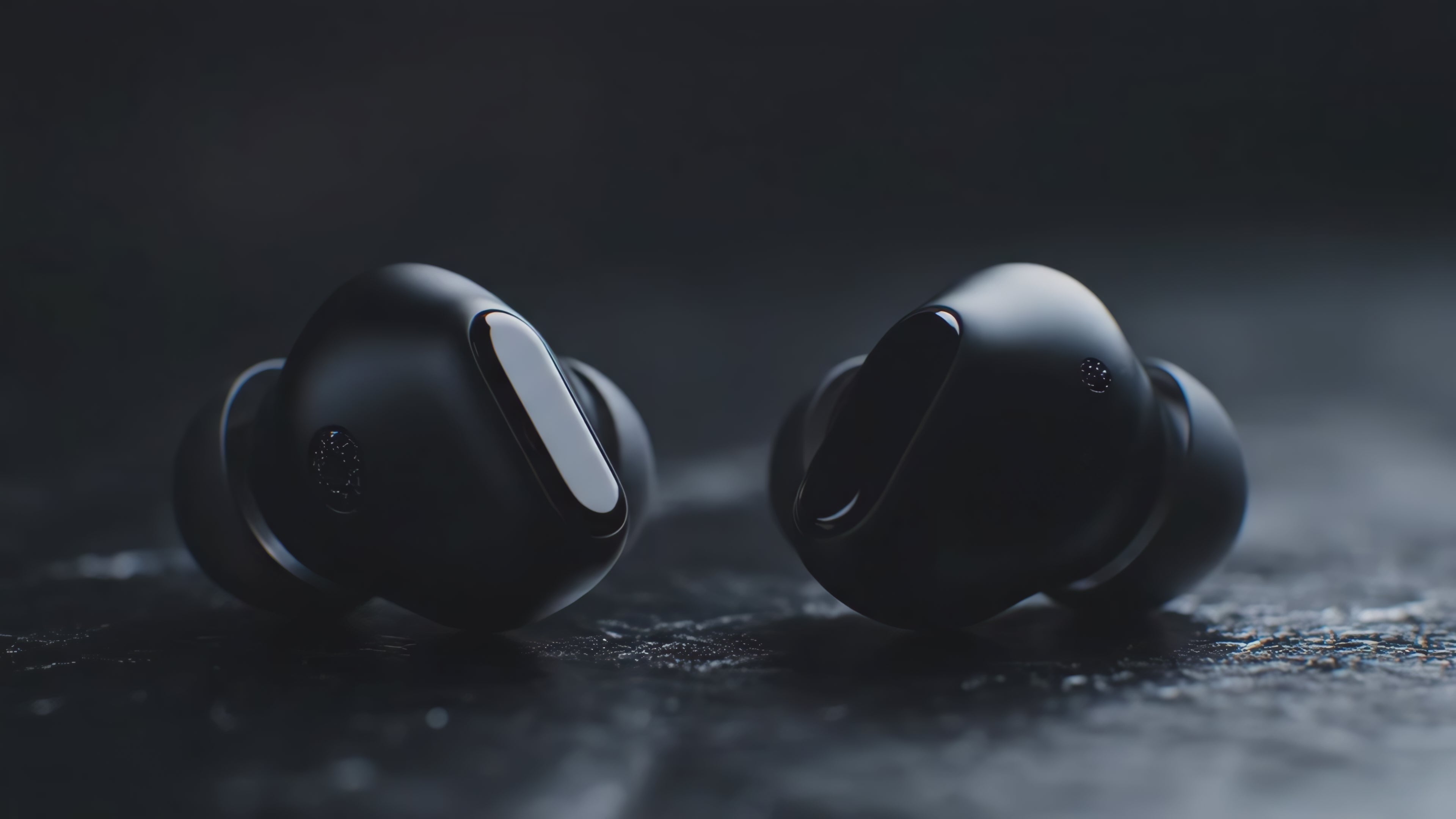 Load video: vecteezy two black earbuds with glowing lights on them 75557102